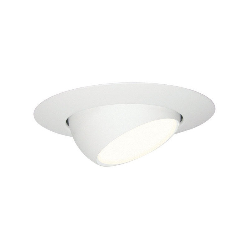 Halo 6 in. W White White Metal 6 in. Eyeball Trim