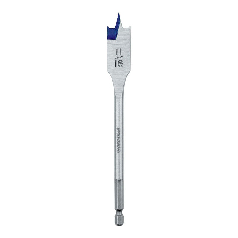 Irwin Speedbor 11/16 in. Dia. x 6 in. L Carbon Steel Wood Boring Bit 1 pc.