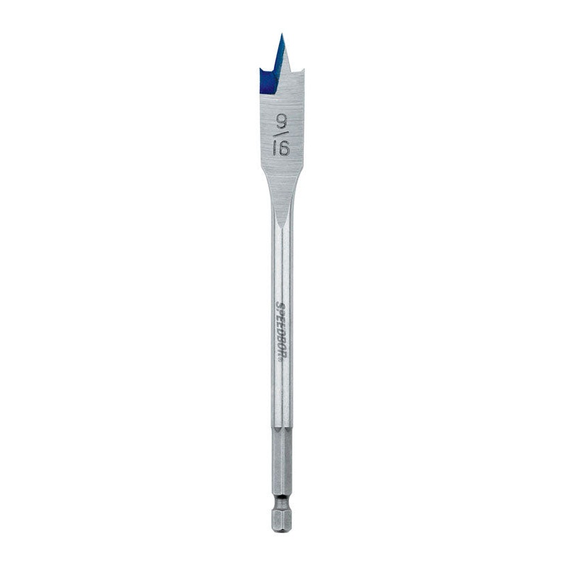 Irwin Speedbor 9/16 in. Dia. x 6 in. L Carbon Steel Wood Boring Bit 1 pc.