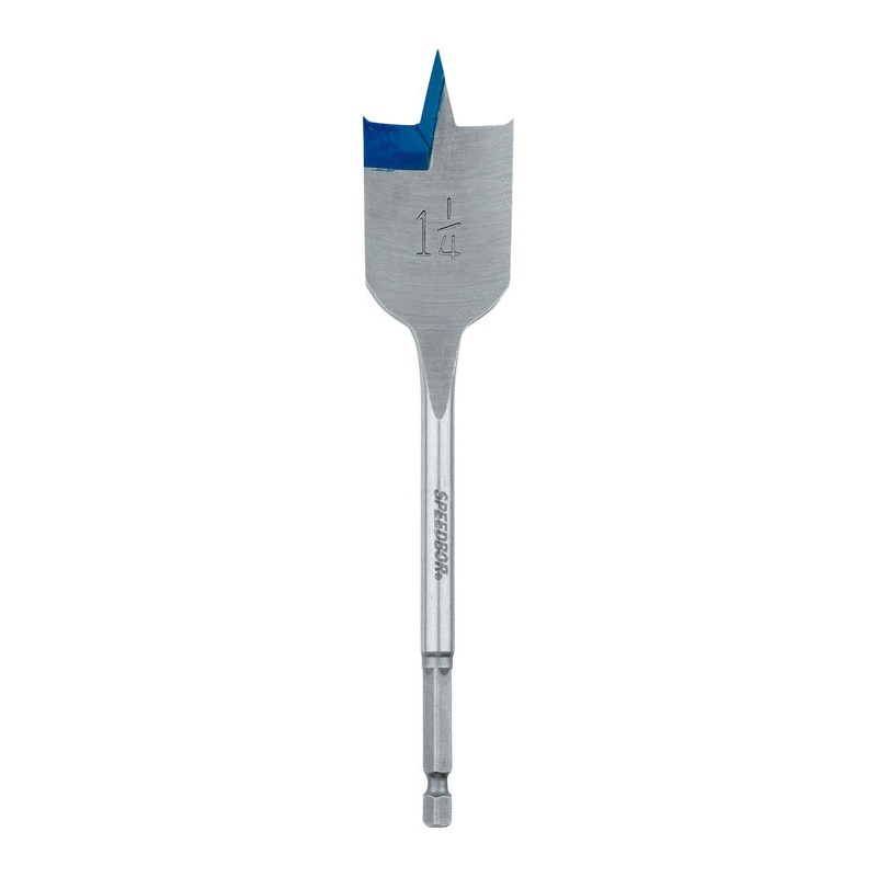 Irwin Speedbor Carbon Steel Hex 1-1/4 in. Dia. x 6 in. L Wood Boring Bit 1 pc.