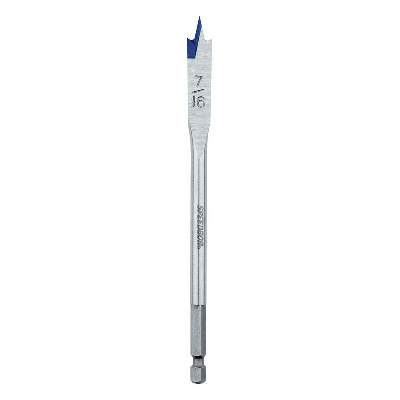Irwin Speedbor Carbon Steel Hex 7/16 in. Dia. x 6 in. L Wood Boring Bit 1 pc.
