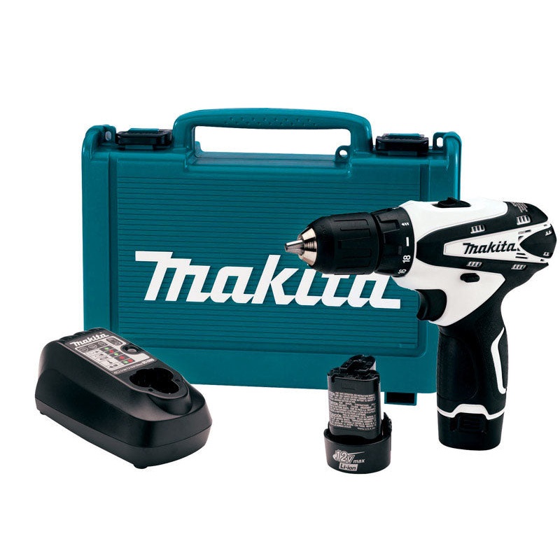 Makita 12 volts 3/8 in. Keyless Cordless Drill/Driver Kit