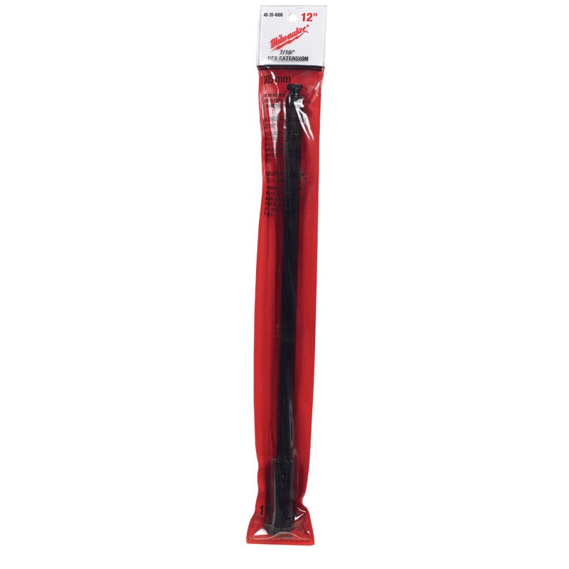 Milwaukee 2/5 in. Dia. x 12 in. L Hex Shank Extension