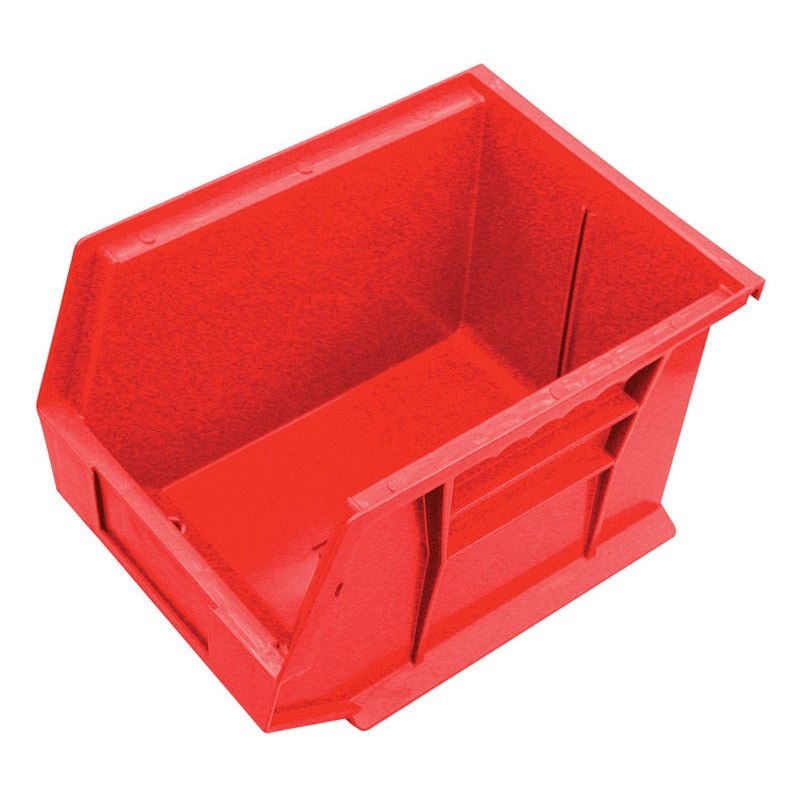 Quantum Storage Tool Storage Bin 6-3/4 in. H x 8-1/4 in. W x 10-3/4 in. L Red