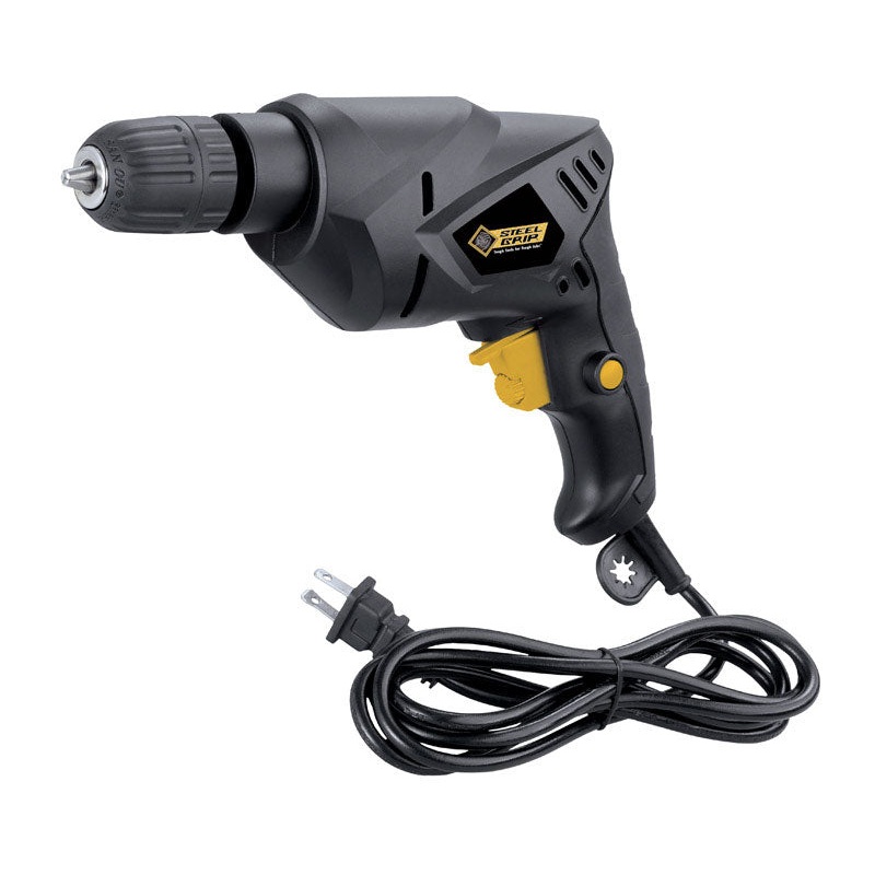 Steel Grip 4.2 amps 3/8 in. Keyed 3 rpm Corded Drill