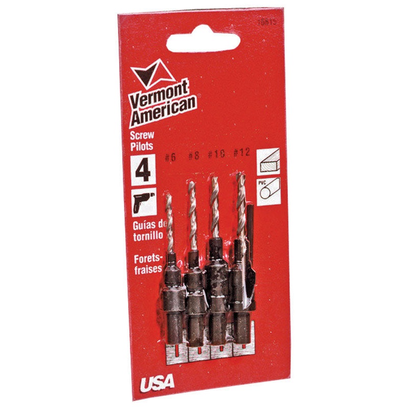 Vermont American Steel 4 Piece Screw Setter Set Hex