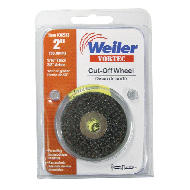 Weiler Cut-Off Wheel 2 in. Dia. x 1/16 in. thick x 3/8 in.
