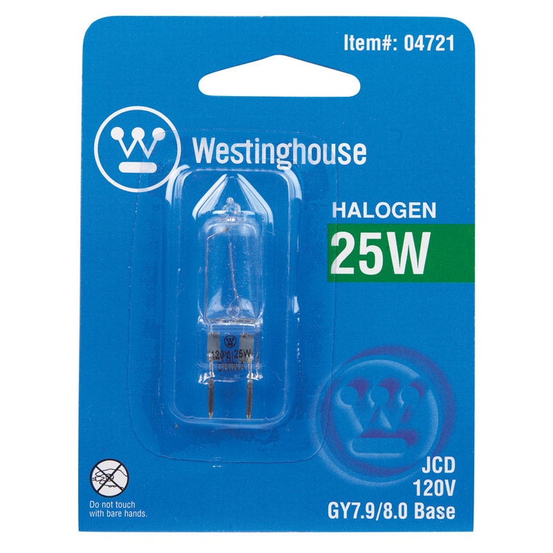 Westinghouse Halogen Light Bulb 35 watts 255 lumens Tubular T4 GY7.9 White 1 pk