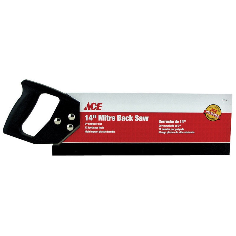 Ace Mitre Back Saw 14 in. L Plastic Handle