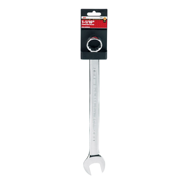 Ace Pro Series 1-1/16 in. x 1-1/16 in. SAE Alloy Steel Combination Wrench