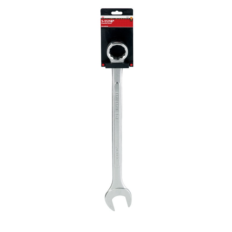 Ace Pro Series 1-11/16 in. x 1-11/16 in. SAE Alloy Steel Combination Wrench