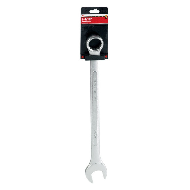 Ace Pro Series 1-7/16 in. x 1-7/16 in. SAE Alloy Steel Combination Wrench