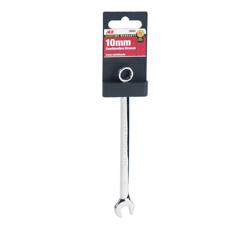 Ace Pro Series 10 mm x 10 mm Metric Alloy Steel Combination Wrench