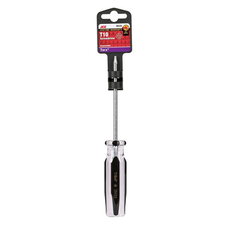 Ace T10 Torx Screwdriver 4 in. L