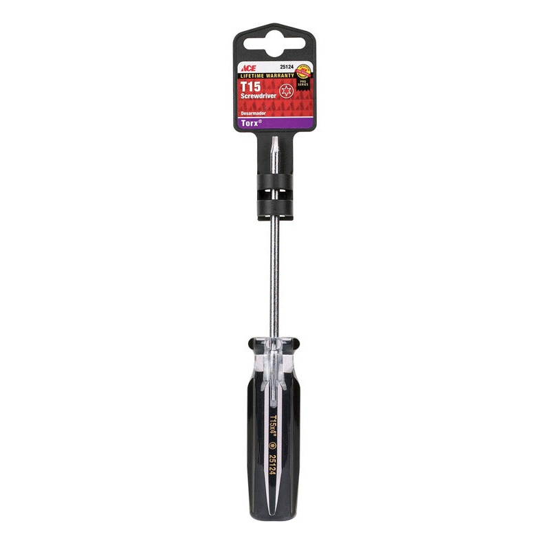 Ace T15 Torx Screwdriver 4 in. L