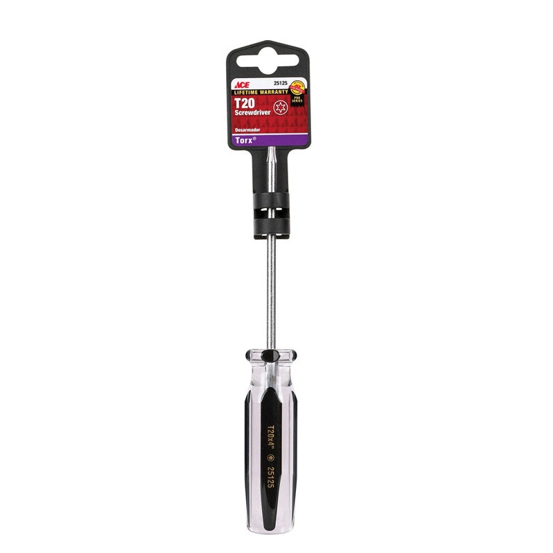 Ace T20 Torx Screwdriver 4 in. L