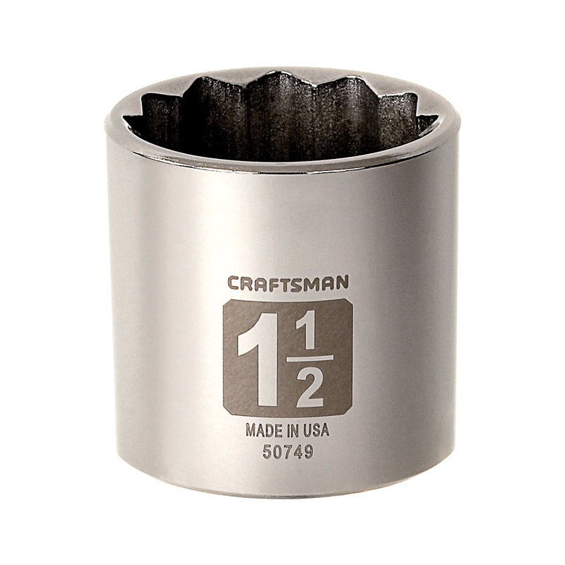 Craftsman 1/2 in. Drive 12 Point 1-1/2 Standard Socket