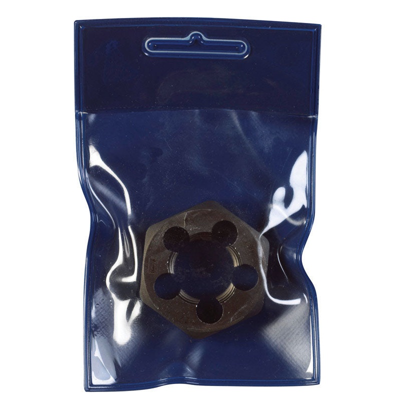 Irwin Hanson High Carbon Steel 1/2 in.-14NPT SAE Hexagon Die 1 pc.