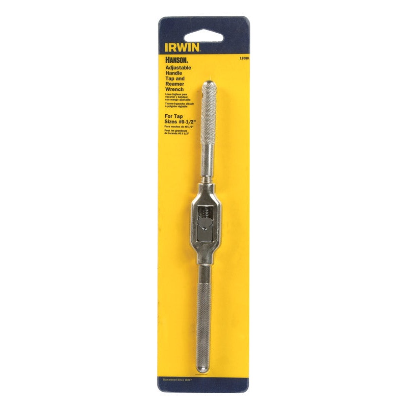 Irwin Hanson Steel 0 to 1/2 in. SAE Adjustable Tap Handle & Reamer Wrench 1 pc.