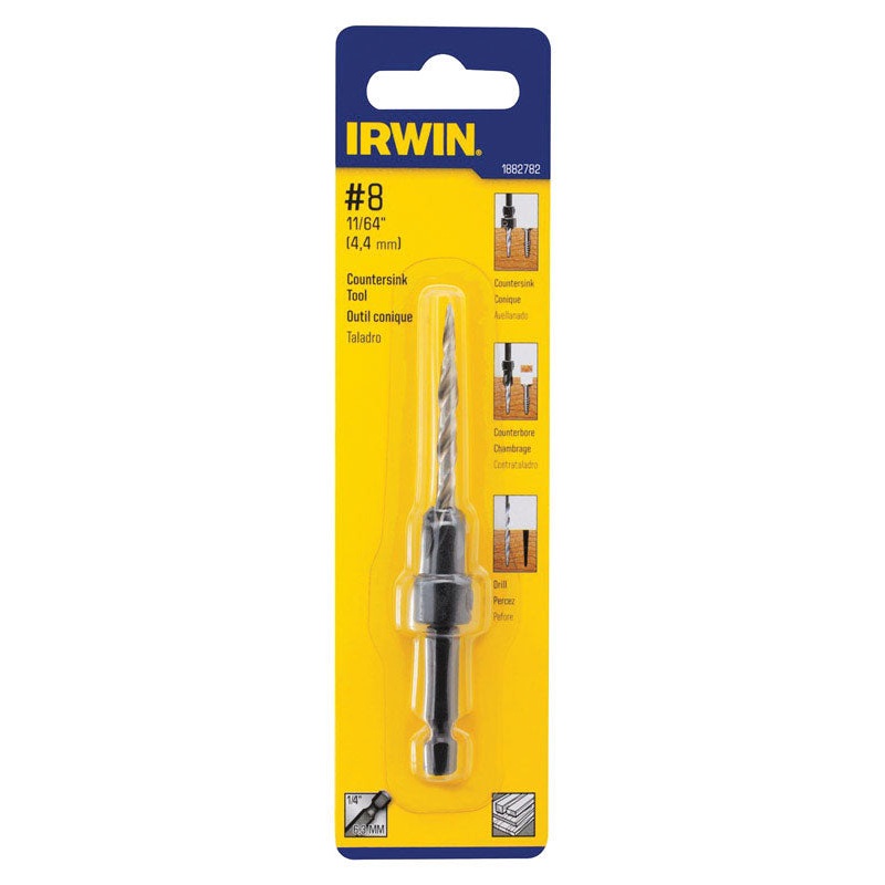 Irwin High Speed Steel 11/64 in. Dia. Countersink