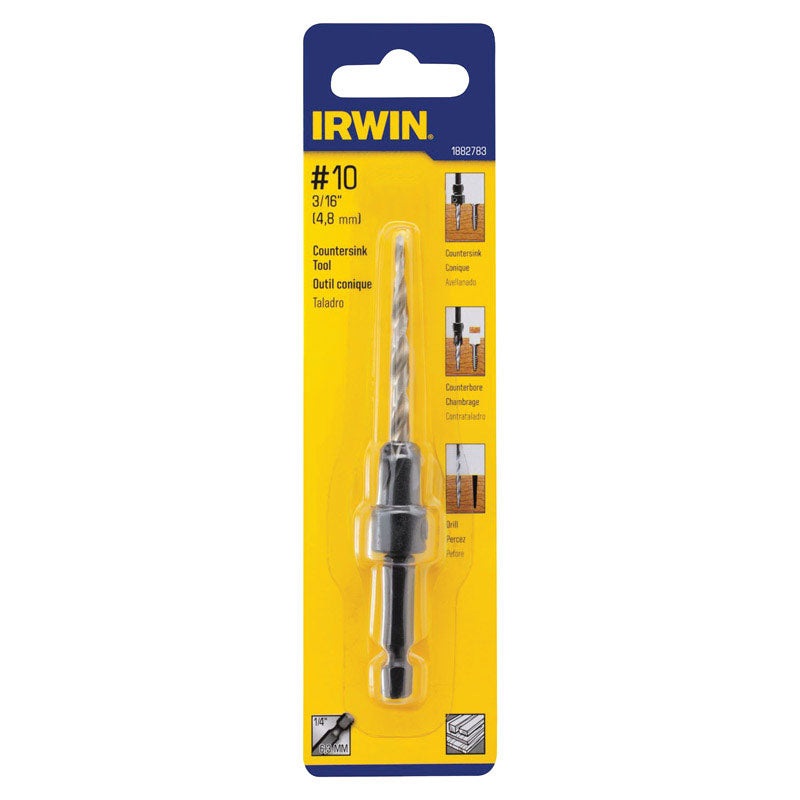Irwin High Speed Steel 3/16 in. Dia. Countersink