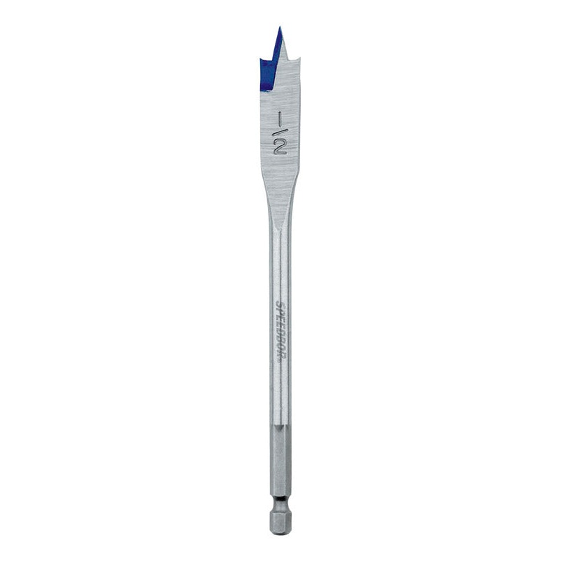 Irwin Speedbor Carbon Steel Hex 1/2 in. Dia. x 6 in. L Wood Boring Bit 1 pc.