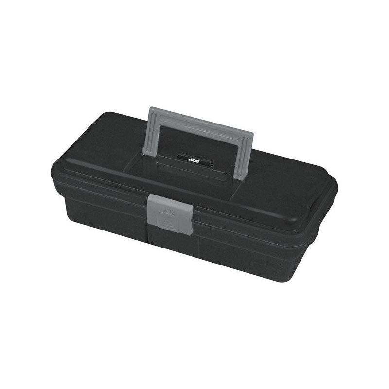 Ace One Latch Tool Box 12 in. L Plastic