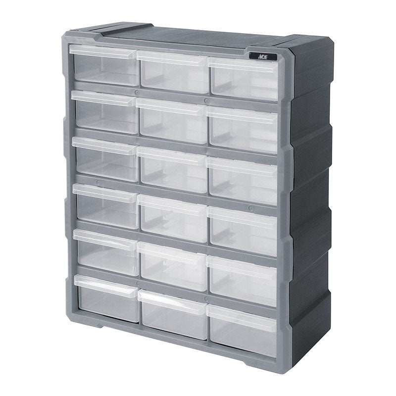 Ace Storage Organizer 19 in. H x 15 in. W x 6-1/4 in. L Gray