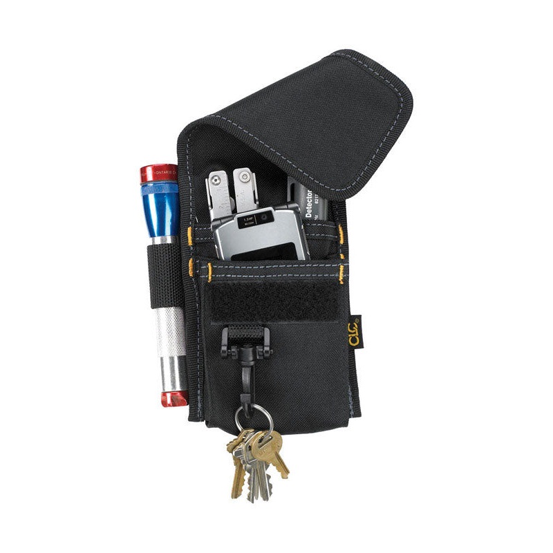CLC 4 Black Poly Fabric Tool Holder 7 in. H x 3.5 in. L x 1.5 in. W