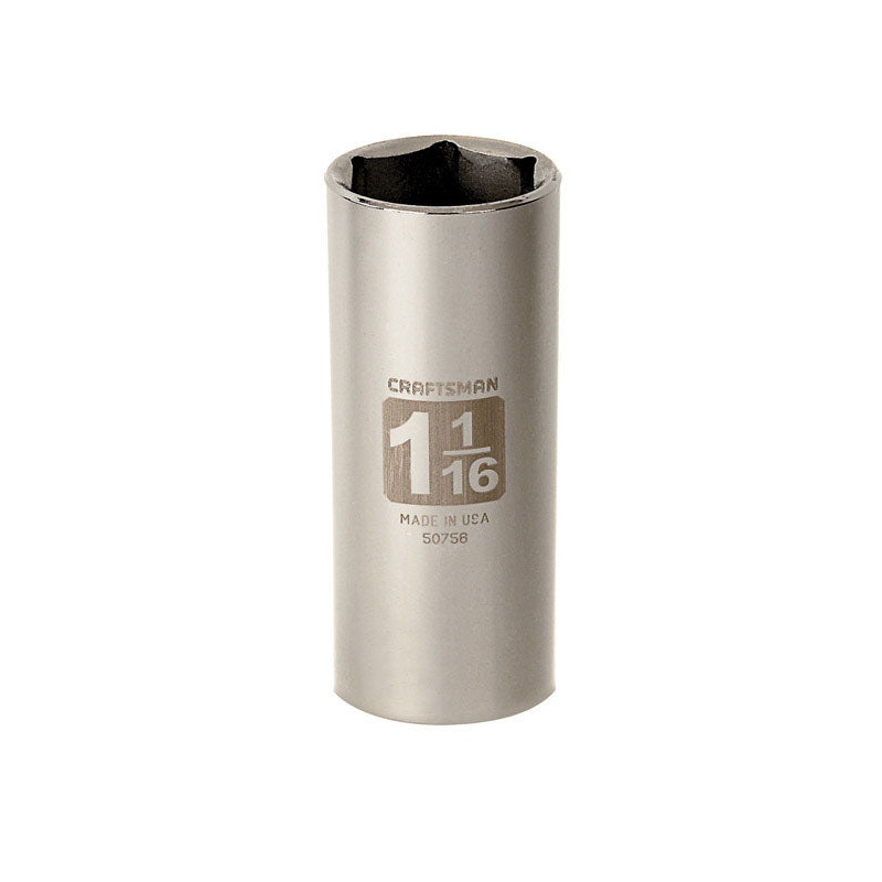 Craftsman 1/2 in. Drive 6 Point 1-1/16 in. Deep Socket