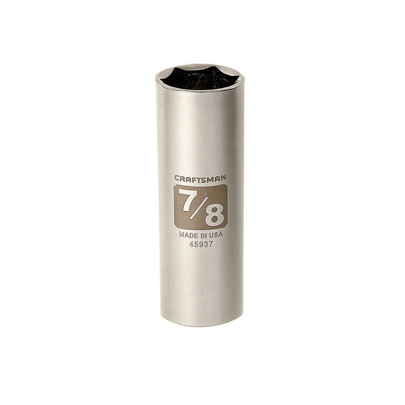 Craftsman 1/2 in. Drive 6 Point 7/8 in. Deep Socket