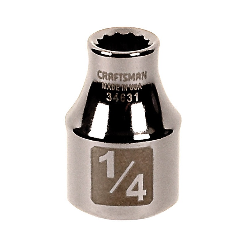 Craftsman 3/8 in. Drive 12 Point 1/4 in. Standard Socket