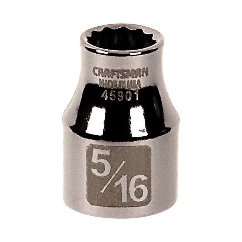 Craftsman 3/8 in. Drive 12 Point 5/16 in. Standard Socket