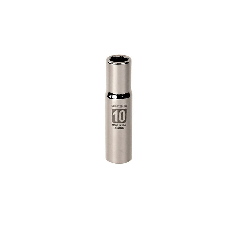 Craftsman 3/8 in. Drive 6 Point 10 mm Deep Socket