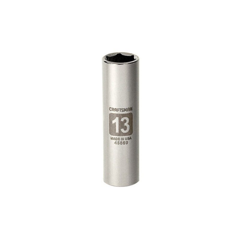 Craftsman 3/8 in. Drive 6 Point 13 mm Deep Socket