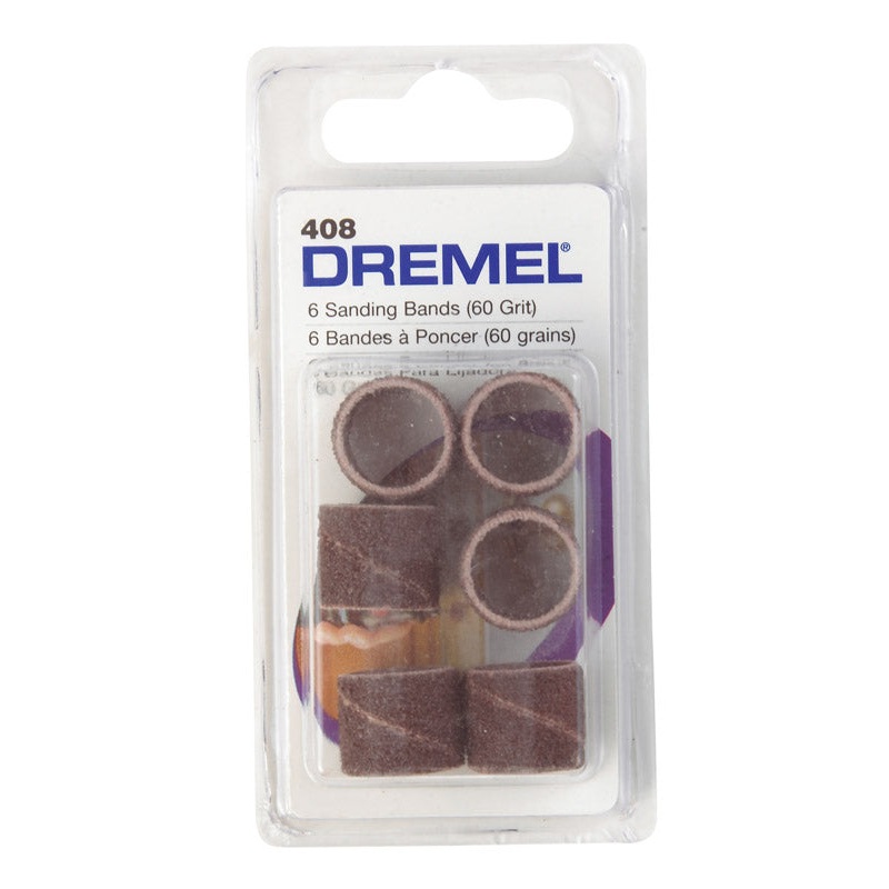 Dremel 0.5 in. Dia. x 0.1 in. Dia. 60 Grit Sander band Aluminum Oxide