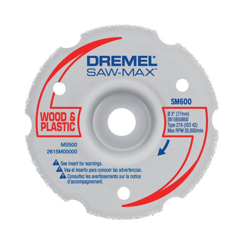 Dremel Saw-Max Flush Cut Wheel 3 in. Dia. x .075 in. thick