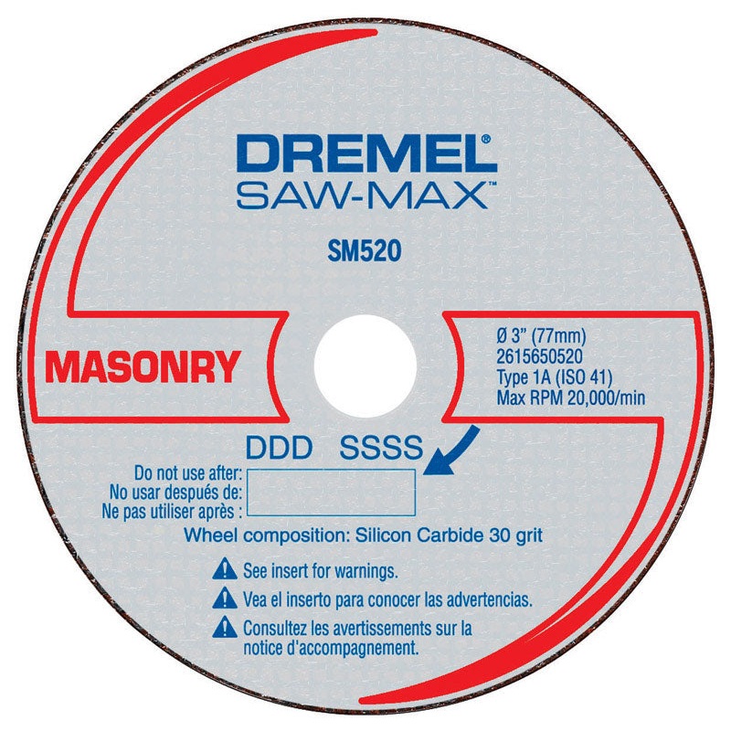 Dremel Saw-Max Masonry Cut-Off Wheel 3 in. Dia. x .05 in. thick