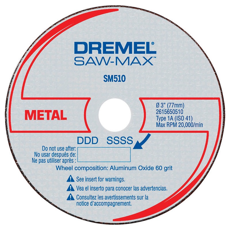 Dremel Saw-Max Metal Cut-Off Wheel 3 in. Dia. x .05 in. thick