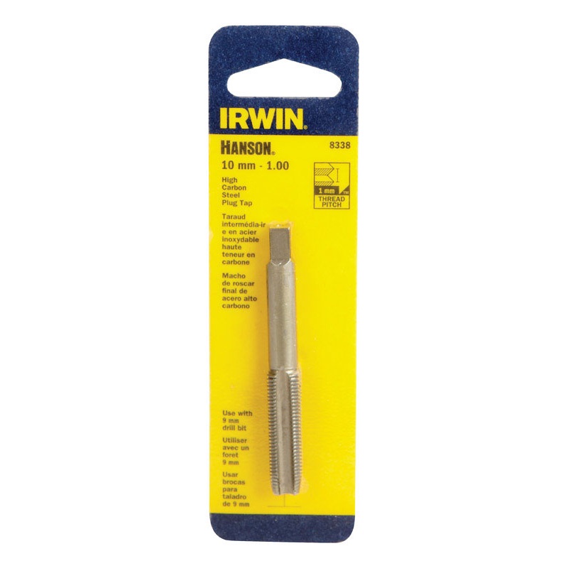 Irwin Hanson High Carbon Steel 10mm-1.00 Metric Plug Tap 1