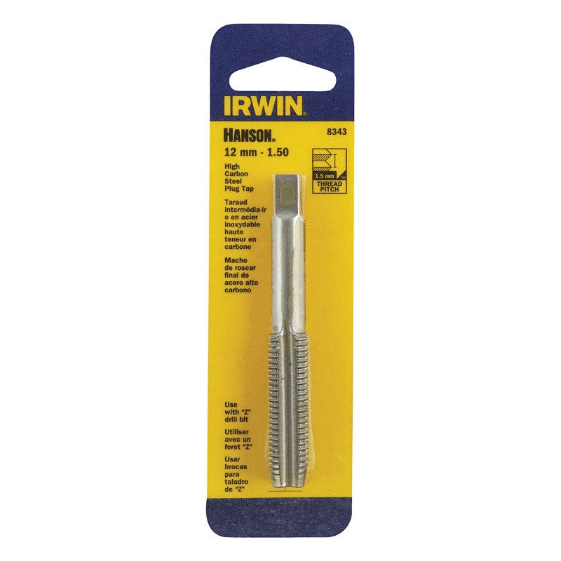 Irwin Hanson High Carbon Steel 12mm-1.50 Metric Plug Tap 1