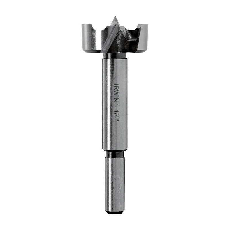 Irwin Marples Carbon Steel Reduced Shank 1 1/4 in. Dia. Forstner Drill Bit 1 pc.