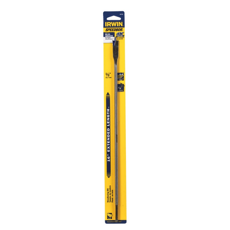 Irwin Speedbor Carbon Steel Hex 1/2 in. Dia. Wood Boring Bit