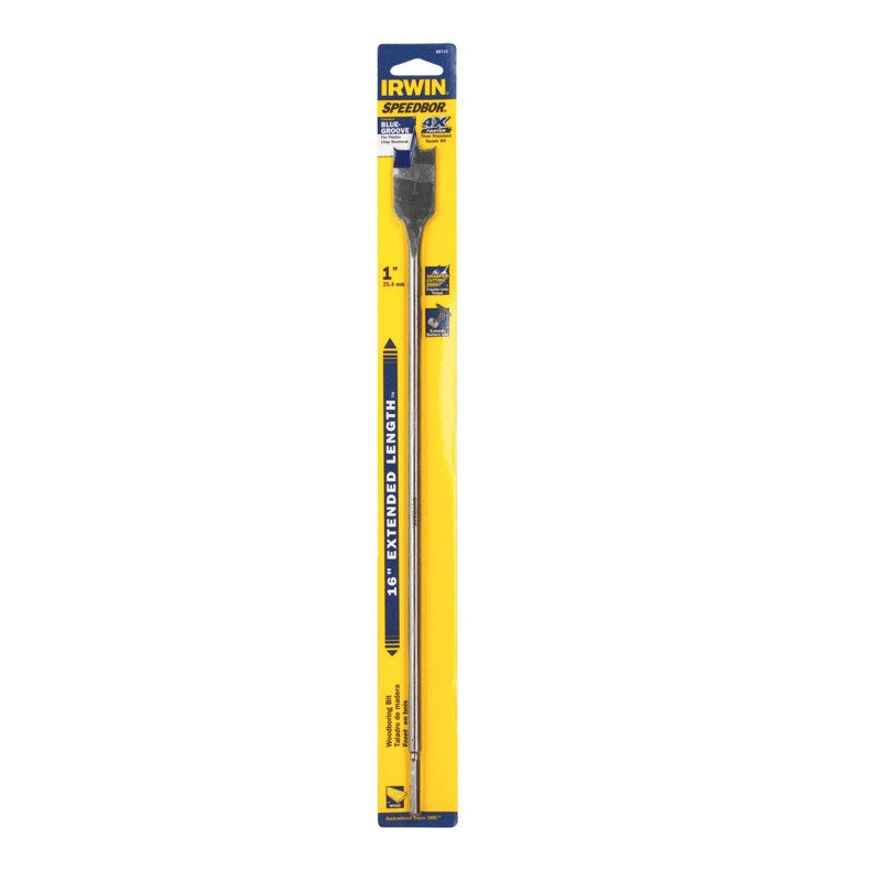 Irwin Speedbor Carbon Steel Hex 1 in. Dia. Wood Boring Bit