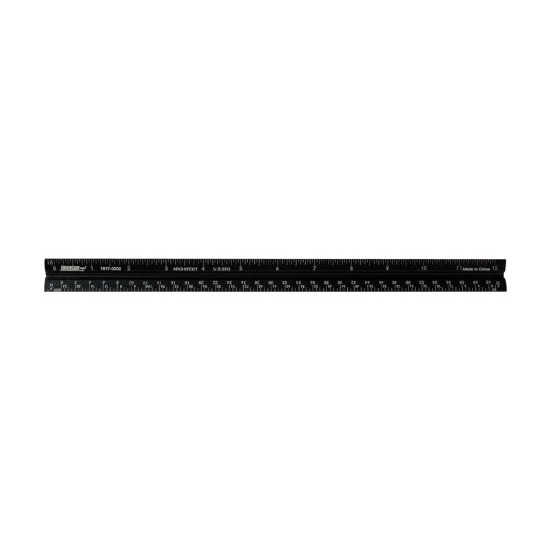 Johnson Architect’s Rule 1 in. W x 12 in. L Aluminum