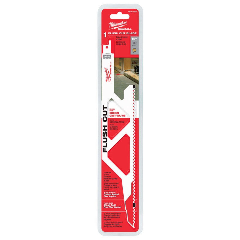 Milwaukee Flush Cut 12 in. L 5 TPI Bi-Metal Sawzall Blade 1 pk