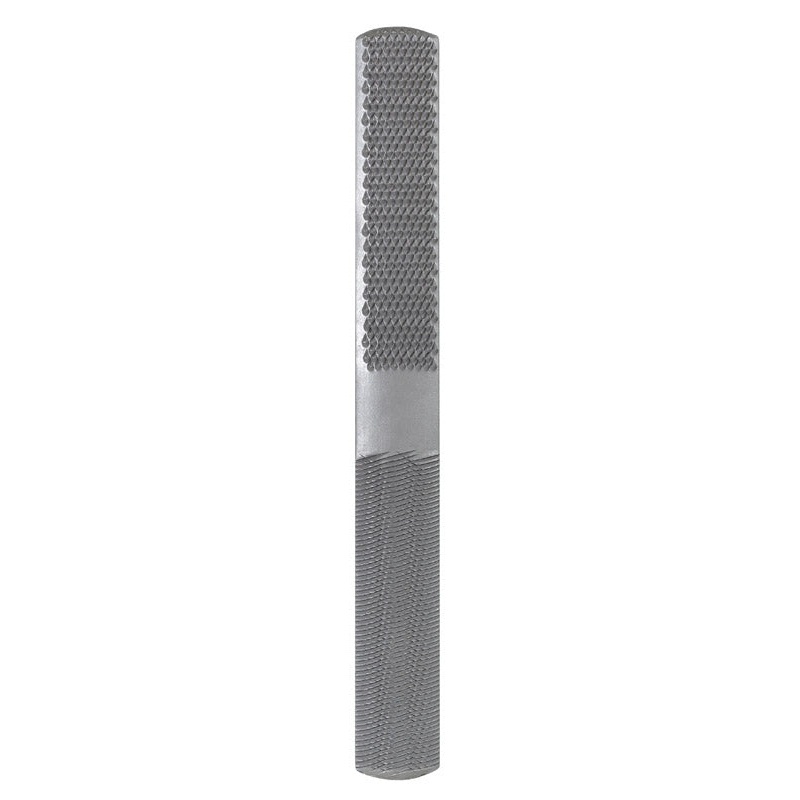 Nicholson Flat Side/Half Round Side 4-in-1 Hand Rasp and File 8 in. L American
