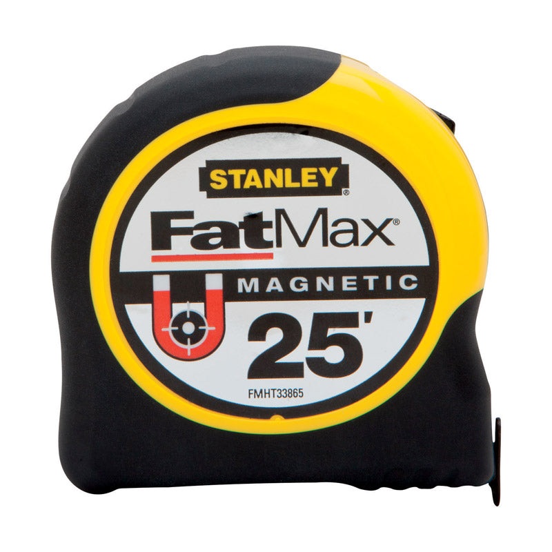 Stanley FatMax Magnetic Tape Measure 1-1/4 in. W x 25 ft. L