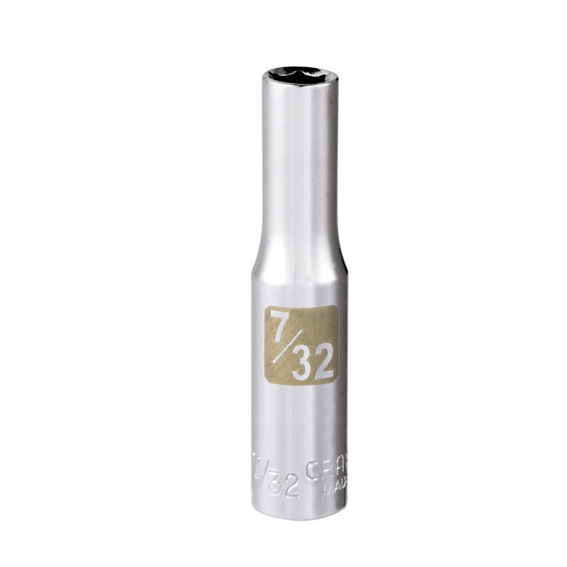 Craftsman 1/4 in. Drive 6 Point 7/32 in. Deep Socket
