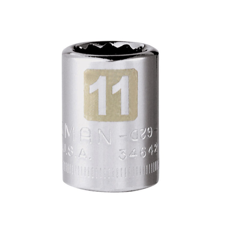 Craftsman 3/8 in. Drive 12 Point 11 mm Standard Socket